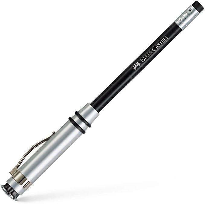 faber-castell 辉柏嘉 完美铅笔 118340 硬度等级b 书写颜色:黑/银